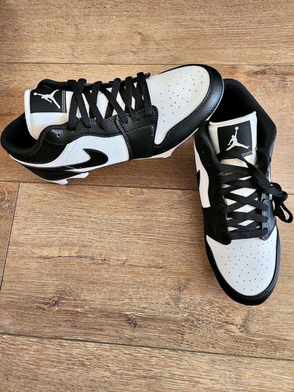 Jordan Air Jordan 1 Low TD Cleat "Panda" Black & White US 11